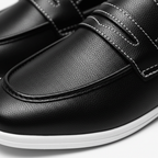 Men’s Sleek Black Formal Hybrid Loafer | Hand-Stitched Artisan Detail – Versatile Daily Wear Comfort