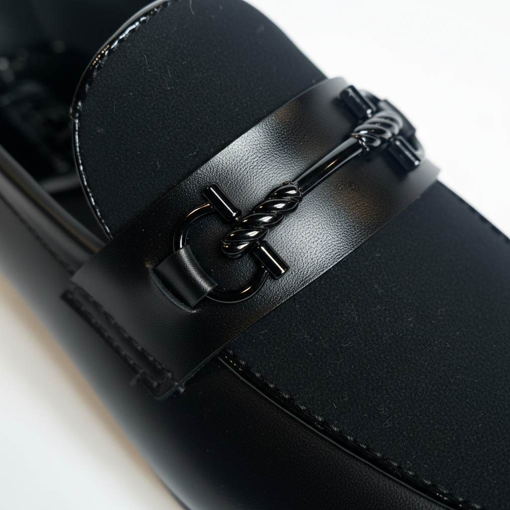 Men Premium Black Suede Loafer