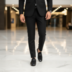 Men Premium Black Suede Loafer