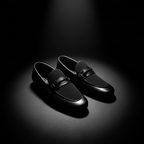 Men Premium Black Suede Loafer